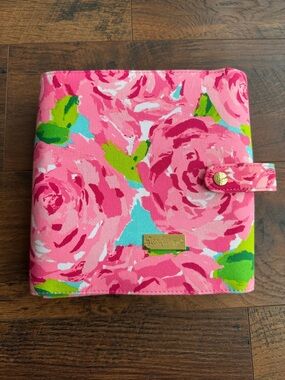 Lilly Pulitzer First Impression Hotty Pink Travel Foldup Jewelry Case Organizer